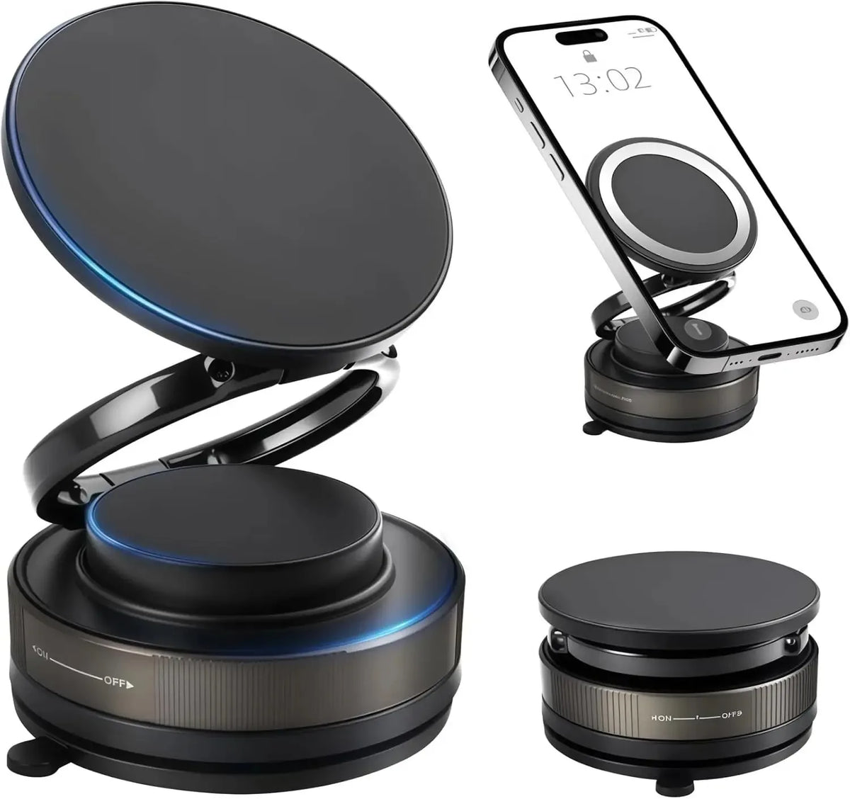 Foldable Magnetic Phone Holder Dashboard - View 10