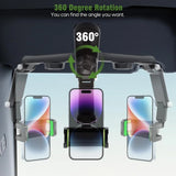 Sun Visor Car Phone Holder 360 Rotating - View 5