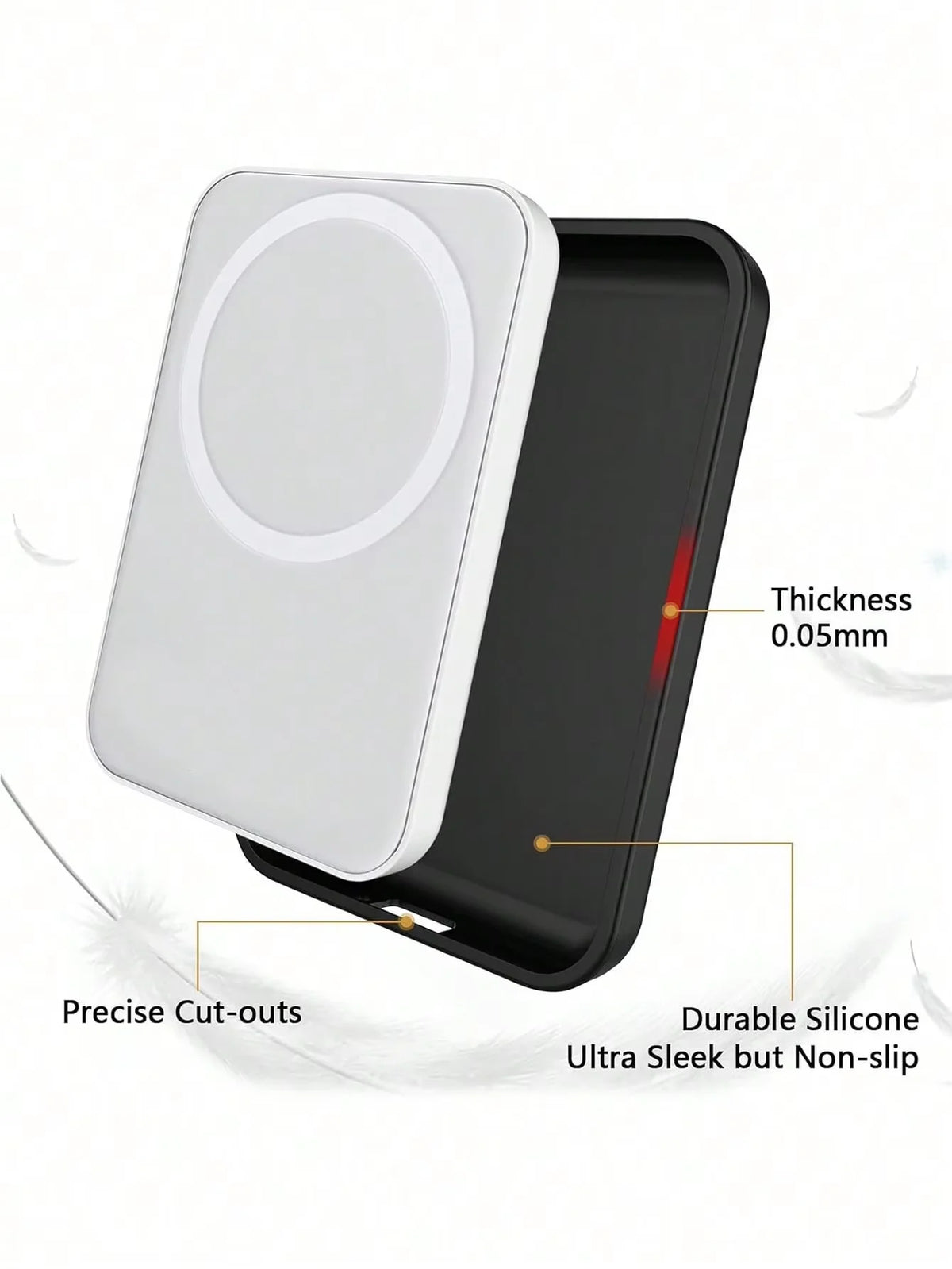 Black Charging Protection Case