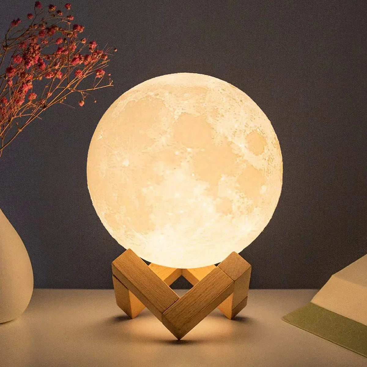 Starry Moon LED Lamp