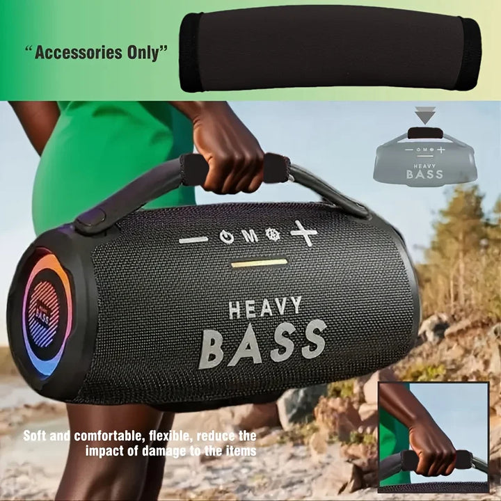 JBi Subwoofer Handheld Wristband Black Fabric Durable Comfortable Suitable for Car Audio Easter Christmas Gift
