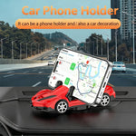 2-in-1 Racing Car Phone Holder Desk Stand - View 2