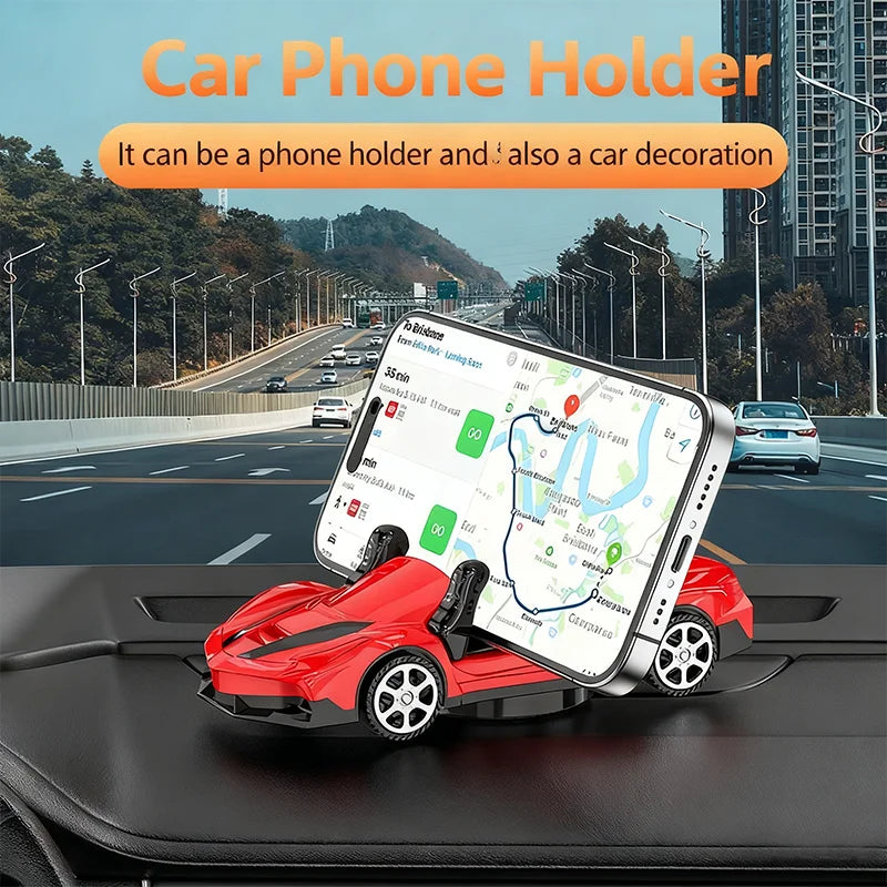 2-in-1 Racing Car Phone Holder Desk Stand - View 2