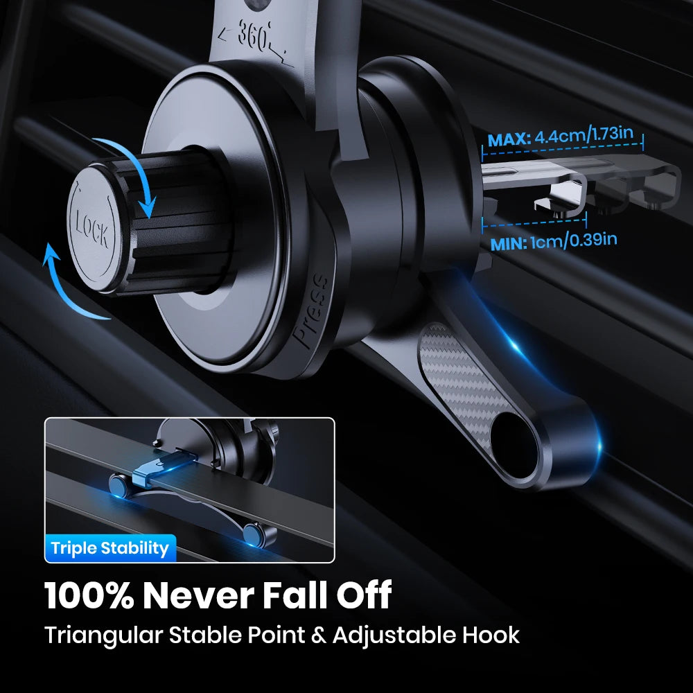 TOPK 3-Point Car Phone Mount - View 4