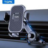 TOPK Car Phone Holder – Rotating Hook Mount