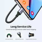 [2 Pack] UGREEN 3A USB Type C Cable 18W for iPhone 17/16 Samsung S26/25 Pixel 10/9 Charging USB-C 2.0 Data Cable 0.25/0.5/1/2/3M