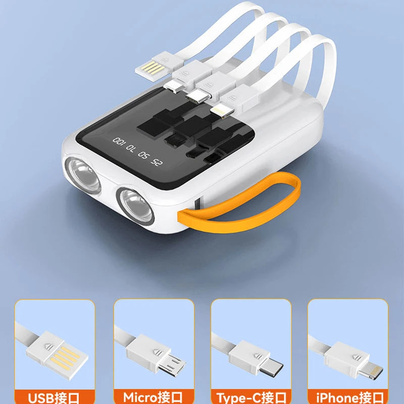 18650 Battery Charger Power Bank Shell Fast Charging External Battery Powerbank Mini Battery Energy Storage Case DIY Battery Box