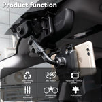 Adjustable Rearview Mirror Phone Holder Clip - View 5