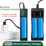 18650 Battery Charger 1/2/4 Slots Dual 18650 Charging 3.7V Rechargeable Lithium Battery USB Charger For 16340 14500 18650