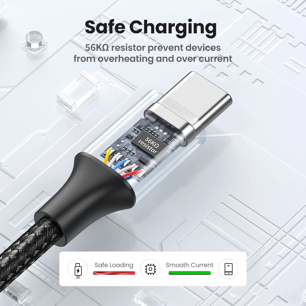 [2 Pack] UGREEN 3A USB Type C Cable 18W for iPhone 17/16 Samsung S26/25 Pixel 10/9 Charging USB-C 2.0 Data Cable 0.25/0.5/1/2/3M