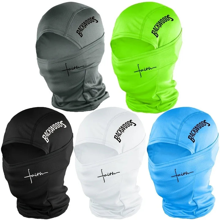 1pc/2pcs/3pcs optional - BackWOODS printed balaclava hat windproof dustproof breathable - unisex outdoor sports full face mask