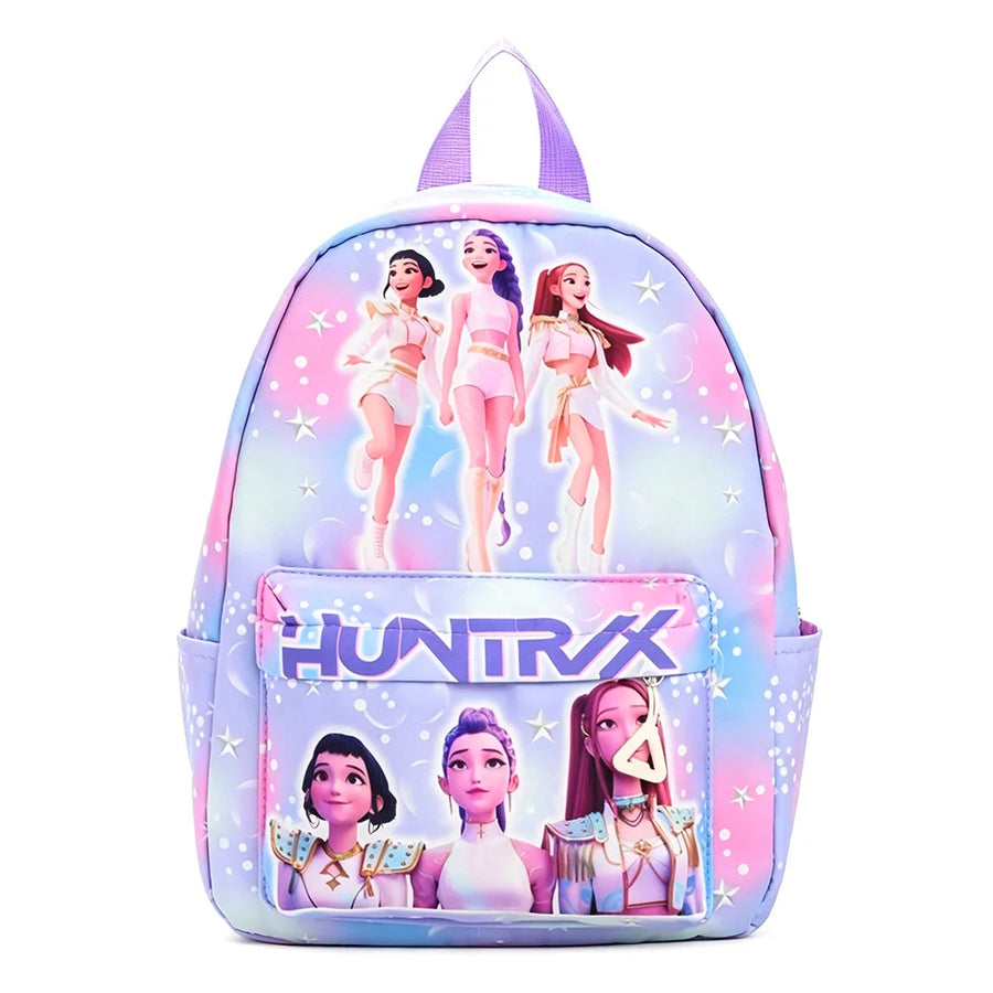 Pink 10-Inch Lightweight Backpack K D H Rumi Mira Zoey HUNTR/X Saja School Bag for Boys And Girls Kindergarten Moch