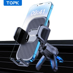 TOPK Air Vent Car Phone Holder Metal Clip