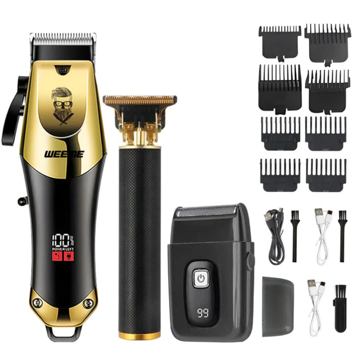 Vintage Cordless Hair Cutting Machine | Electric Hair Clipper Portable Shaver Barber USB Charging Hair Trimmer, Perfect Man Gift