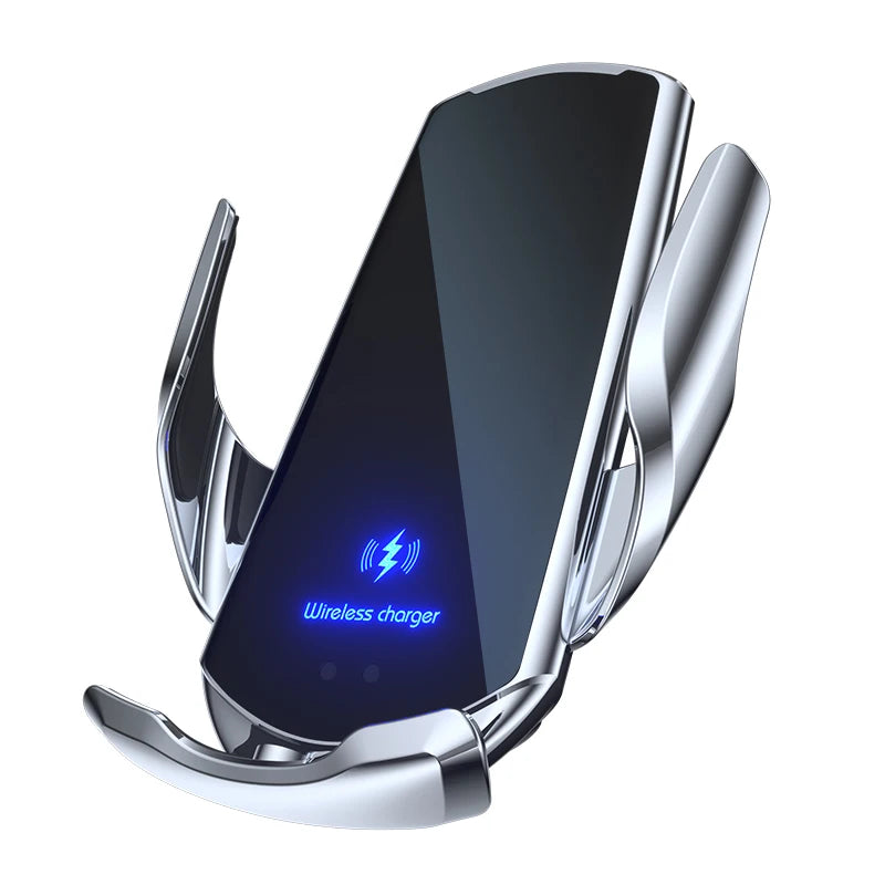 New Upgrade Car Magneti Mobile Phone Holder 15W Wireless Charging Portable Cellphone Bracket Stand In Auto Interior Accessories