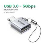 UGREEN USB 3.0 OTG Adapter Type C to USB Adapter Female Converter Thunderbolt 3 For Macbook pro Air Xiaomi Samsung S20 S10 OTG