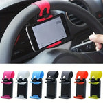 Steering Wheel Car Phone Bracket Telescopic Clip