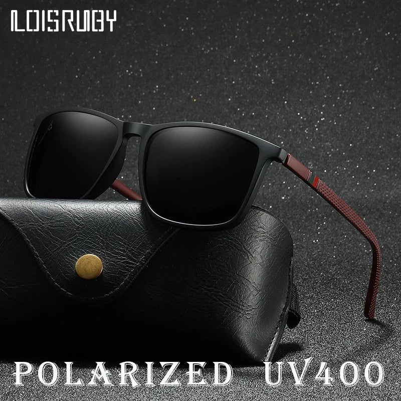 Luxury Square Vintage Polarized Sunglasses