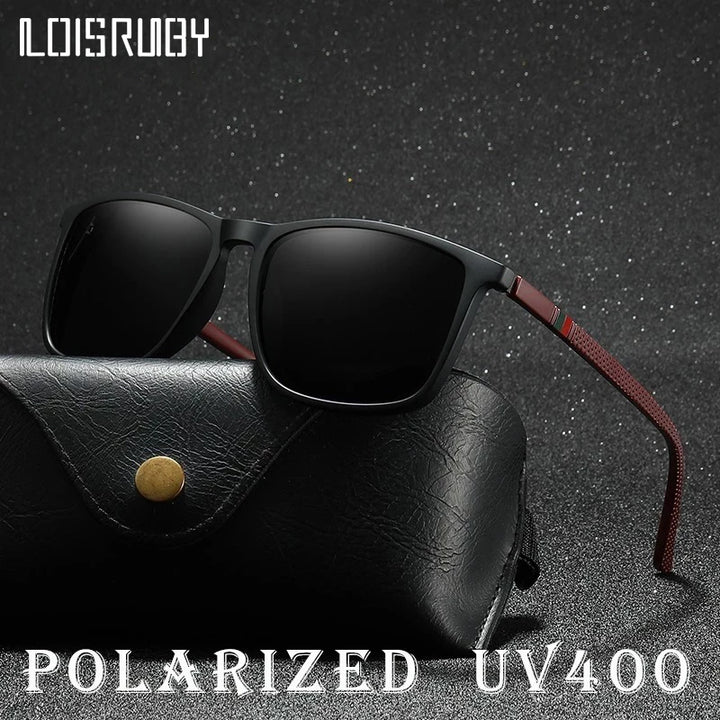 Luxury Square Vintage Polarized Sunglasses