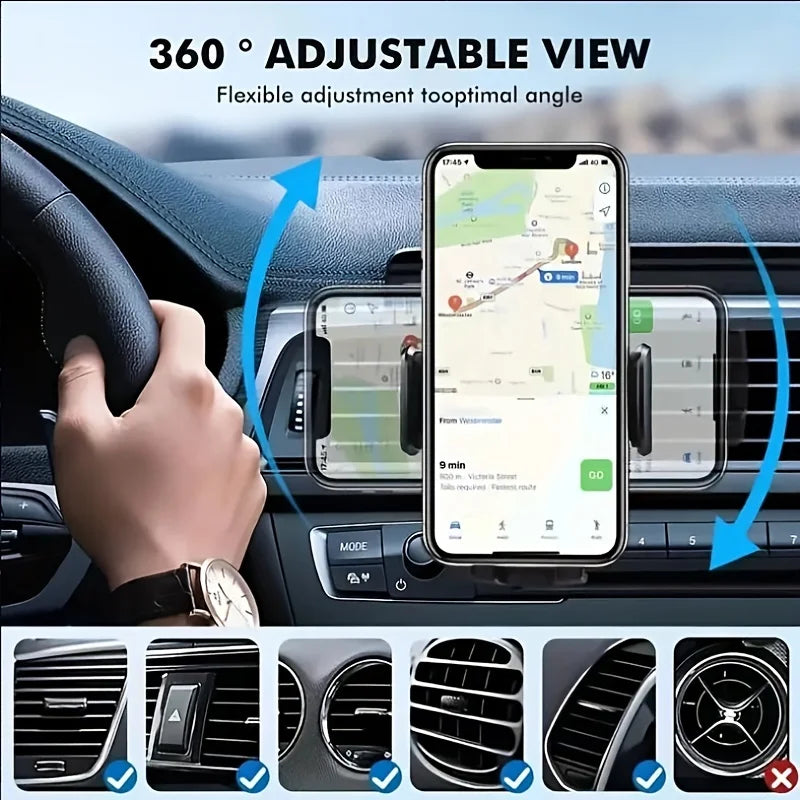 Air Vent Car Phone Holder Clip Mount - View 4