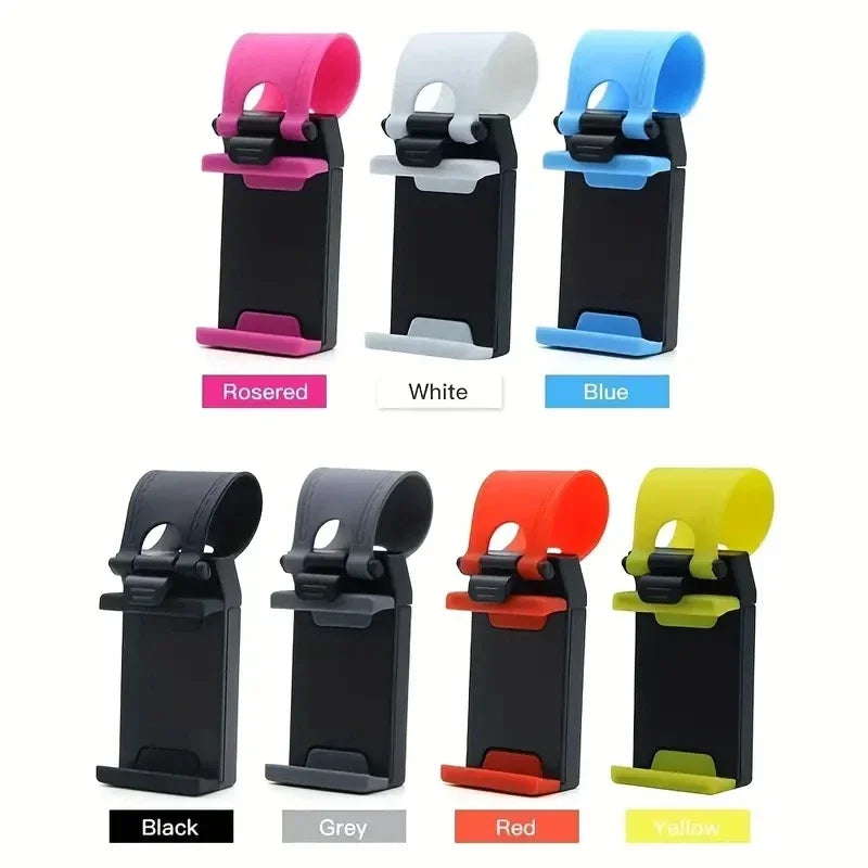 Steering Wheel Car Phone Bracket Telescopic Clip - View 2