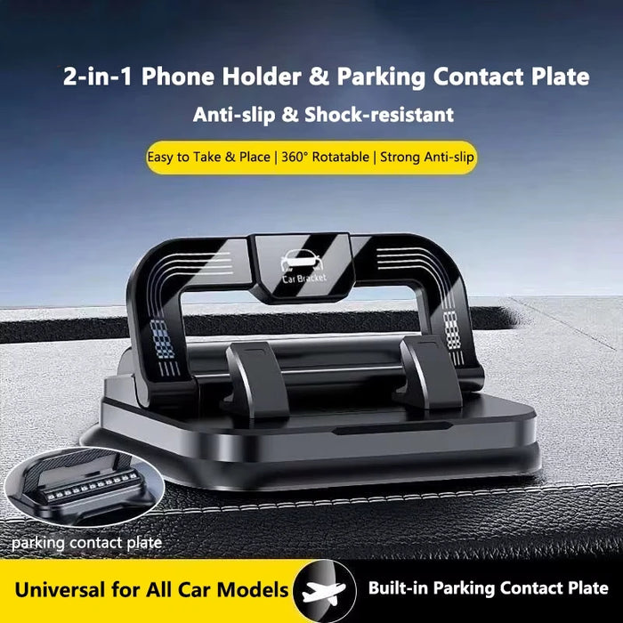 360 Car Phone Holder Number Plate Mount