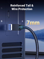 UGREEN CAT8 Ethernet Cable 40Gbps 2000MHz RJ45 to RJ45 Networking Cotton Braided Internet Lan Cord for PC Router PS5 RJ45 Cable