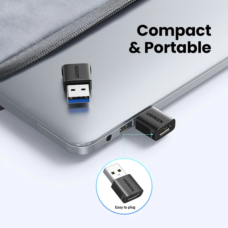 UGREEN USB 3.1 Type C OTG Adapter USB A Male to USB C Female Cable Converters For Macbook Samsung S10 Huawei USB To Type-c OTG