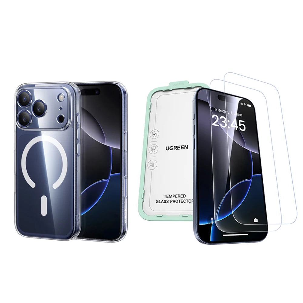 UGREEN Magnetic Case for iPhone 18 17 Pro Cases Shockproof Cover for iPhone 17 16 15 14 Pro 17pro max for Magsafe Macsafe Case