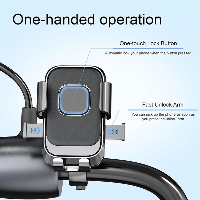 Motorcycle and Scooter Phone Holder - View 2