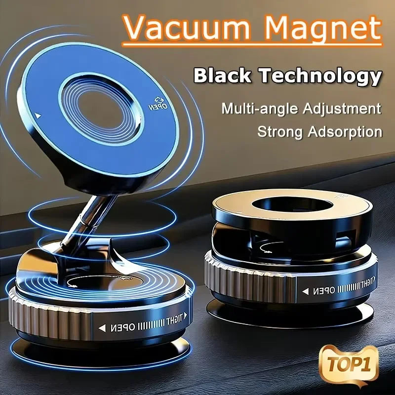Magnetic Car Phone Holder Vacuum Suction