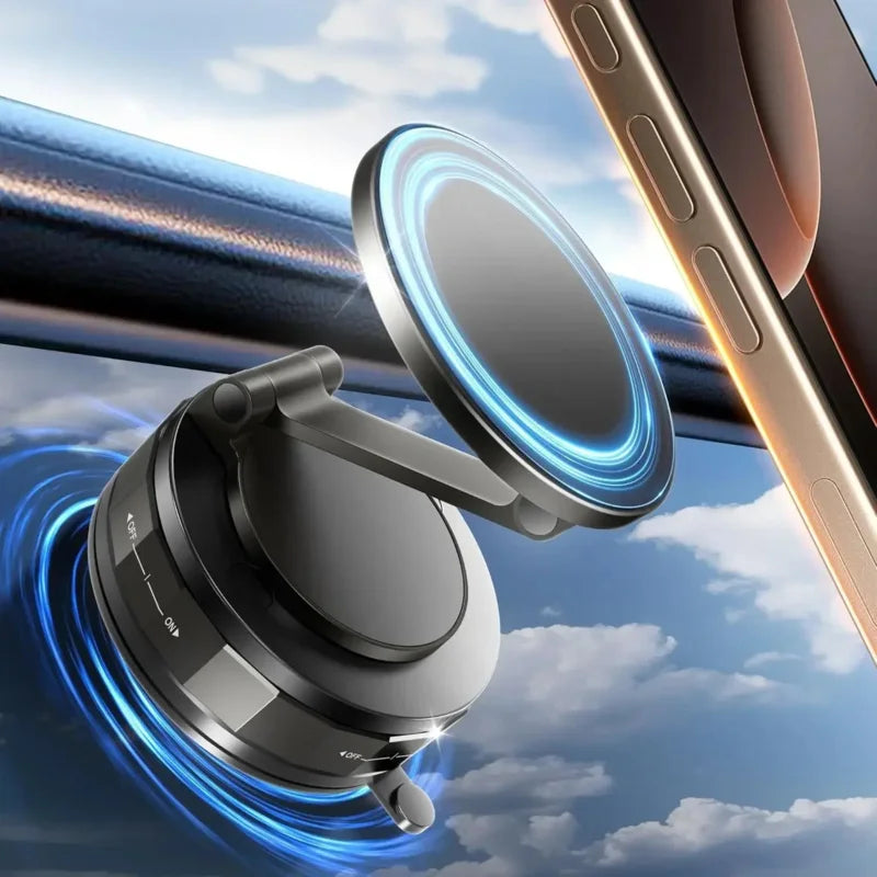 Foldable Magnetic Phone Holder Dashboard - View 2