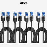 UGREEN Ethernet Cable CAT8 40Gbps Cotton Braided PVC Network Lan Cord for PC Modem Laptop PS 5/4 Router RJ45 Cable Ethernet
