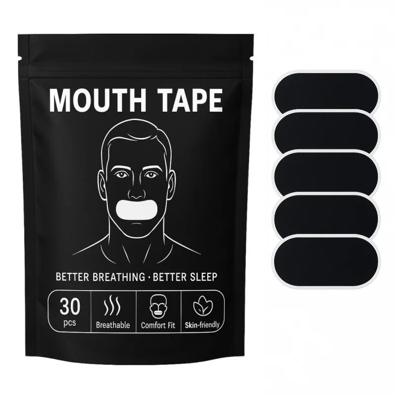 30pcs Anti-Snoring Mouth Strips, Sleep Tapes, Sealing Patches, Used to Seal the Mouth, Transparent Patches to Prevent Mouth Brea