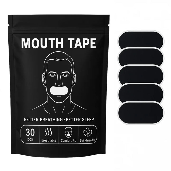 30pcs Anti-Snoring Mouth Strips, Sleep Tapes, Sealing Patches, Used to Seal the Mouth, Transparent Patches to Prevent Mouth Brea