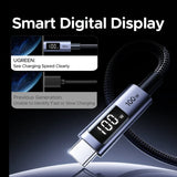 UGREEN 100W USB-C Fast Charging Cable with LED Display