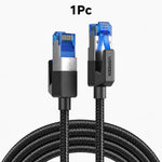 UGREEN Ethernet Cable CAT8 40Gbps Cotton Braided PVC Network Lan Cord for PC Modem Laptop PS 5/4 Router RJ45 Cable Ethernet