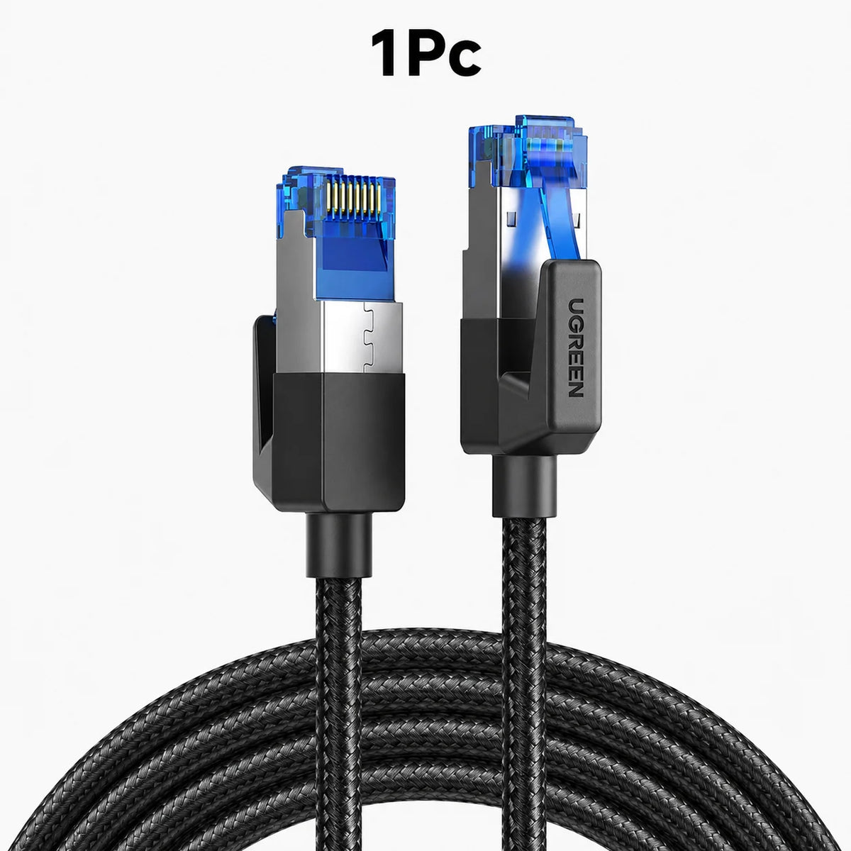 UGREEN Ethernet Cable CAT8 40Gbps Cotton Braided PVC Network Lan Cord for PC Modem Laptop PS 5/4 Router RJ45 Cable Ethernet