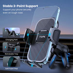 TOPK Air Vent Car Phone Holder Metal Clip - View 5