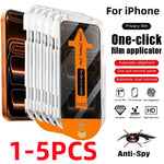 1-5pcs Privacy Protective Film Screen Protector for iPhone 17 16 15 14 13 12 11 Pro Max 17Air16Por Series With Installation Tool