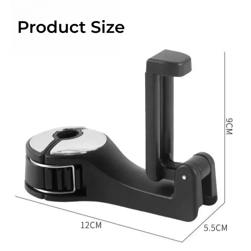 Car Headrest Phone Holder Rear Seat Hook - View 5