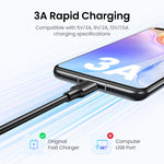 UGREEN USB-A to Type-C Cable for iPhone 17/16 Samsung S26/25/24 Xiaomi Pixel LG USB2.0 Data Cable 3A 18W Charging Cable 0.25-3M
