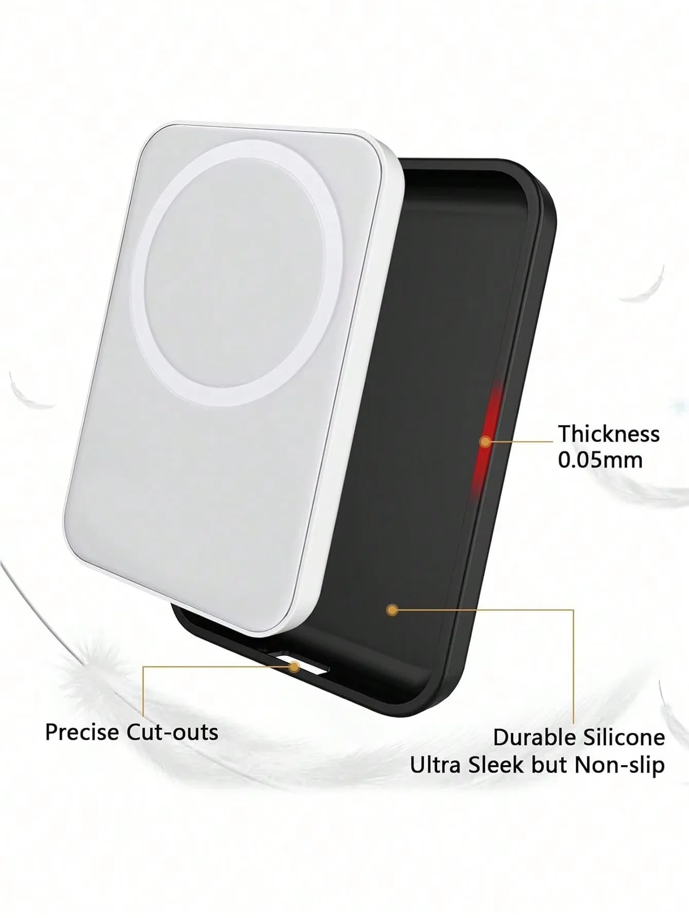 Black Charging Protection Case