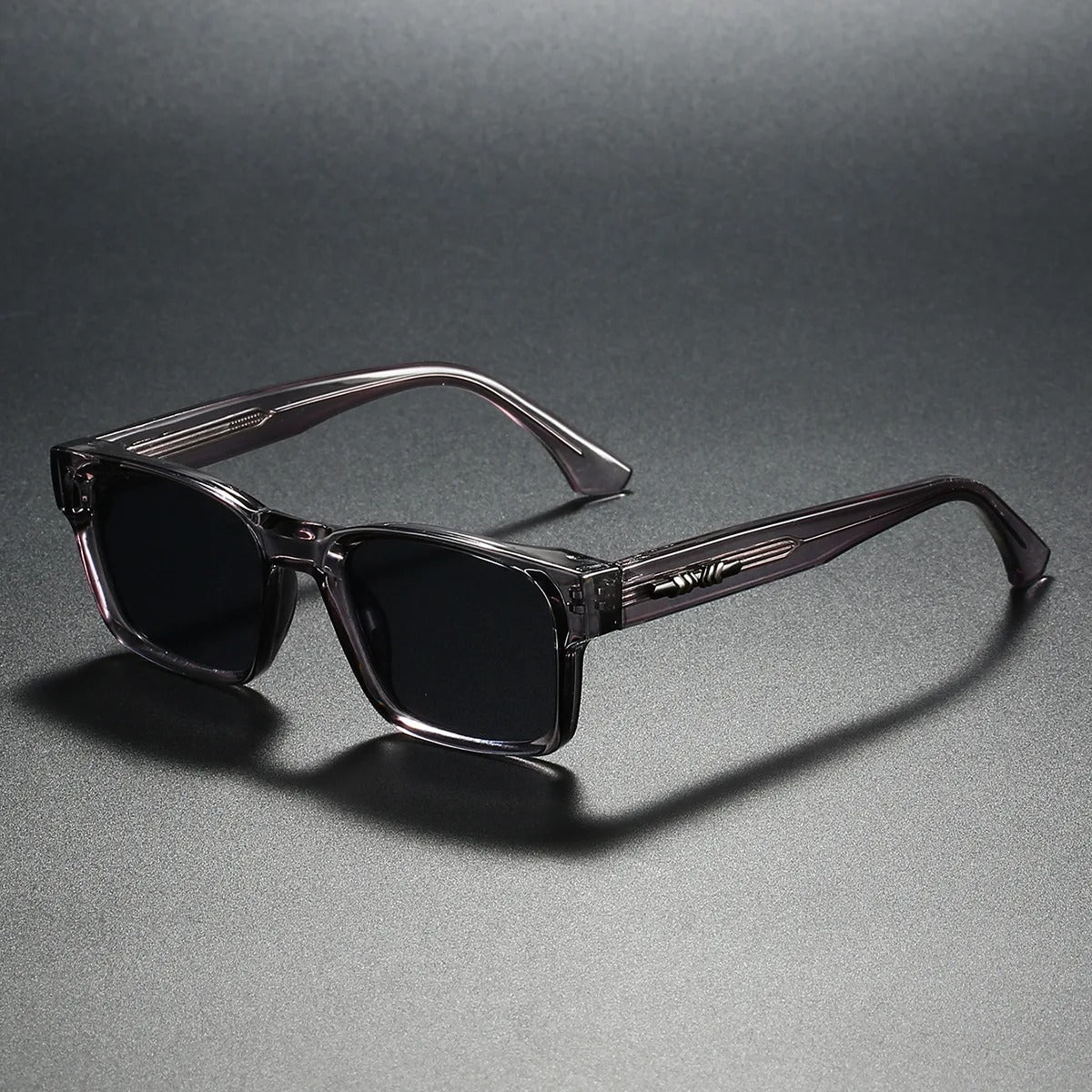 Quality Square Polarized Sunglasses Men Metal Core UV400 Unisex Sun Glasses Travel Hiking Beach Fishing Eyewear