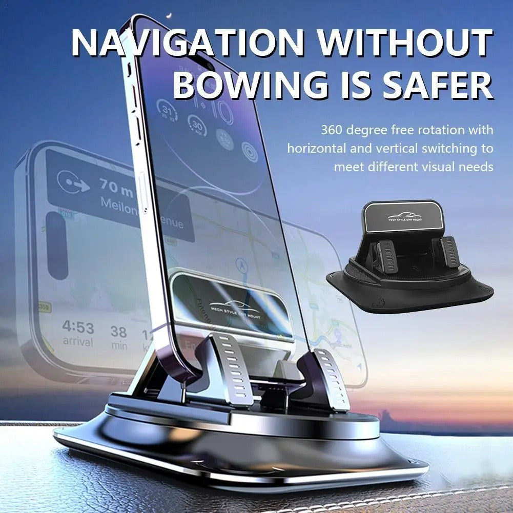 360° Rotating Car Dashboard Phone Holder