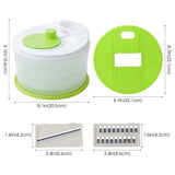 Home Vegetable Dehydrator Two-in-One Dehydrator and Cutter with Drain Basket Fruit Dehydration Basket Kitchen Gadget Home Use