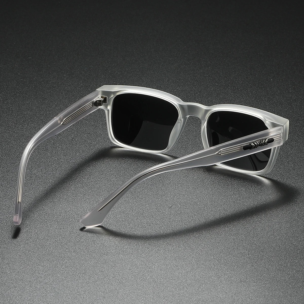 Quality Square Polarized Sunglasses Men Metal Core UV400 Unisex Sun Glasses Travel Hiking Beach Fishing Eyewear