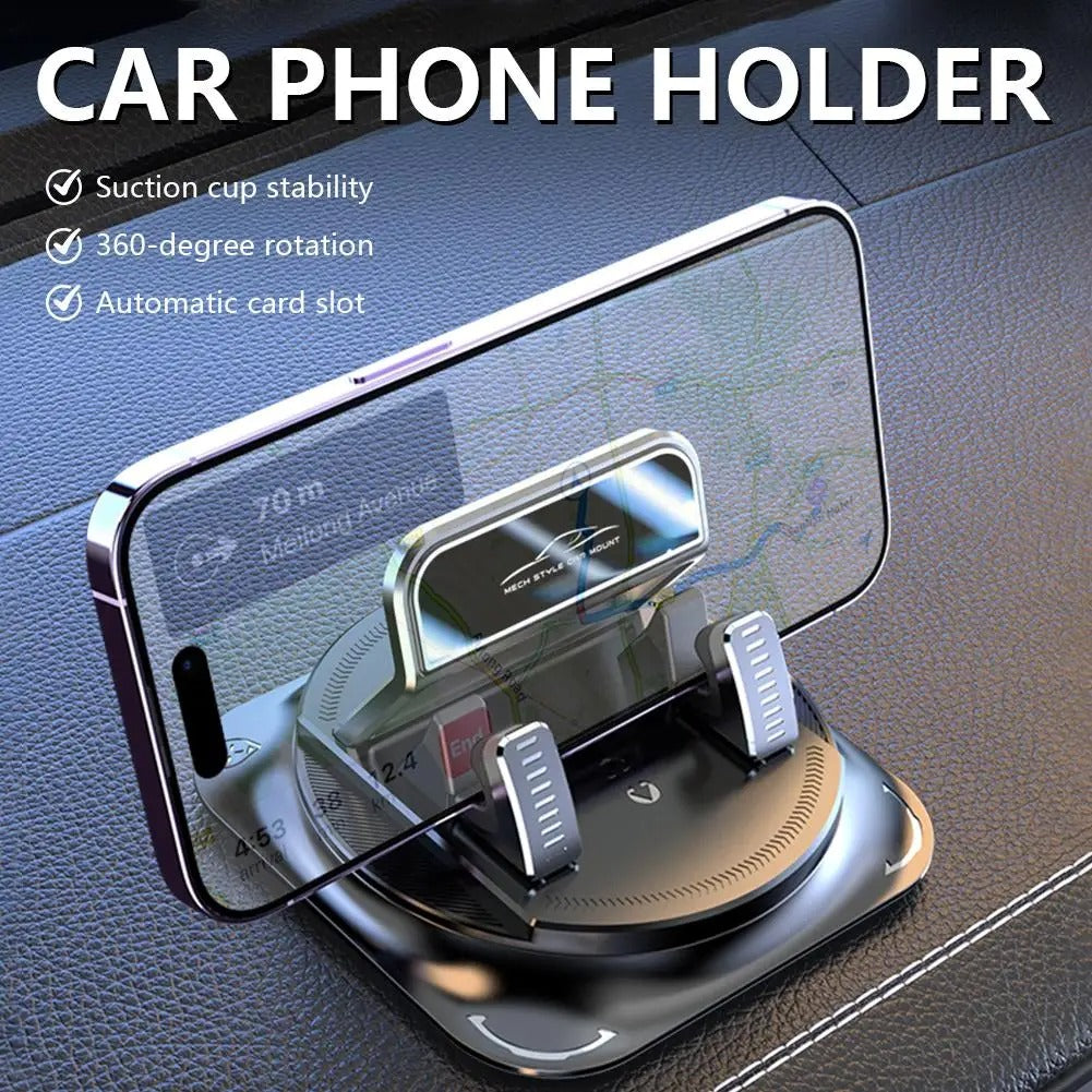 Adjustable 360 degree car phone holder close-up