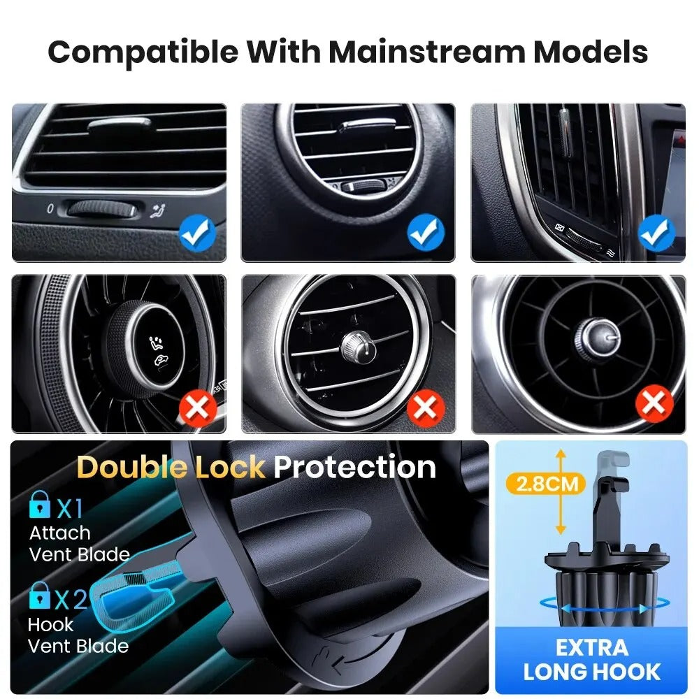 TOPK N52 Magnetic Car Phone Holder - View 3