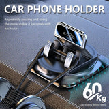 Dashboard phone mount in portrait viewing position